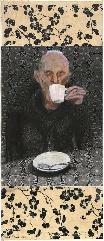 Painting by Dana Smith titled Tea Time