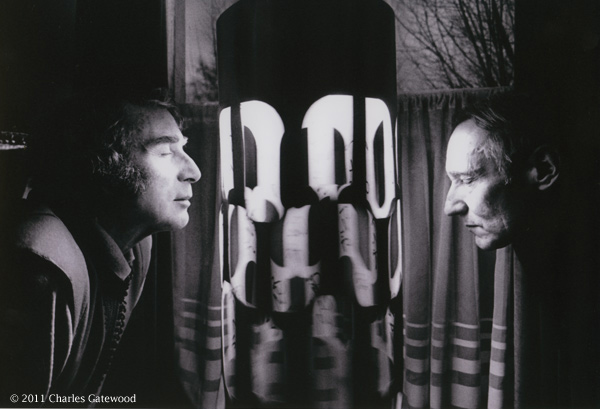 William Burroughs and Brion Gysin with Dream Machine by Charles Gatewood