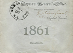 Envelope for 1861 from The American Civil War Quintet by Dana Smith
