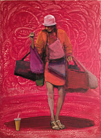 Dana Smith painting titled Traveler's Dilemma