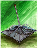 Dana Smith painting titled Broken Umbrella