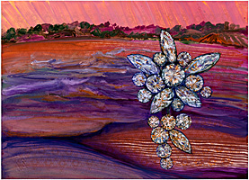 Dana Smith painting titled Diamonds on the Beach