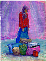 Dana Smith painting titled Madonna Traveler