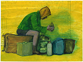 Dana Smith painting titled Traveler at Rest
